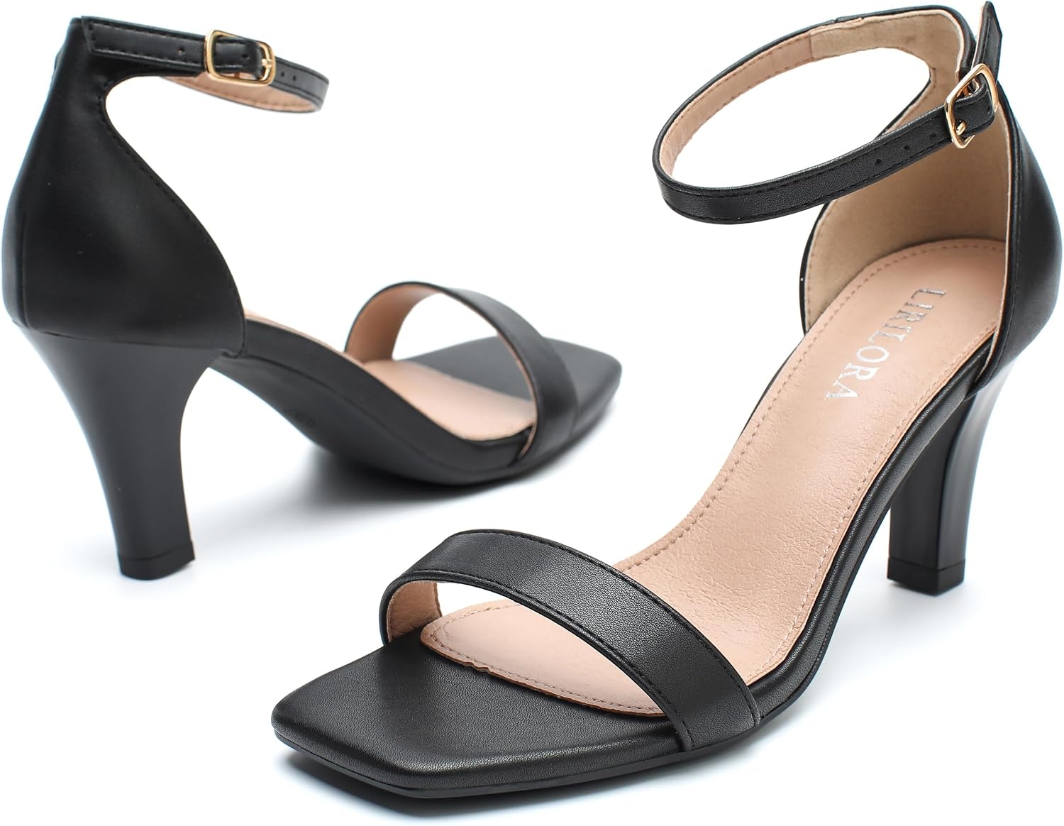 Women’s Block Heel Sandals Open Toe Strappy Ankle Strap